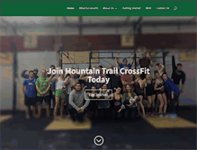 Tablet Screenshot of mountaintrailcrossfit.com